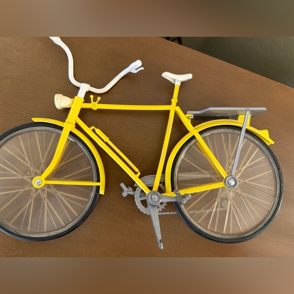 1973 Yellow and White Barbie Bicycle - Picture 2 of 5